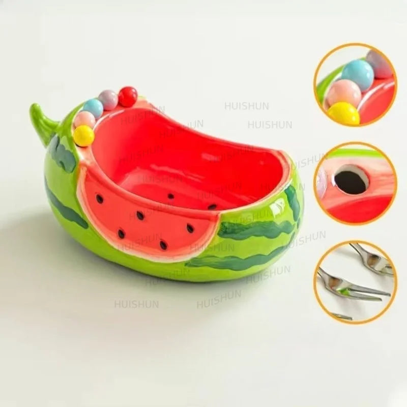 Watermelon Ceramic Fruit Plate