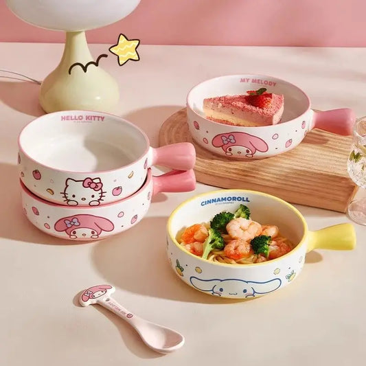 Kawaii Cat Ceramic Soup Bowl