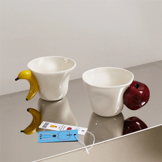 Apple & Banana Ceramic Mug