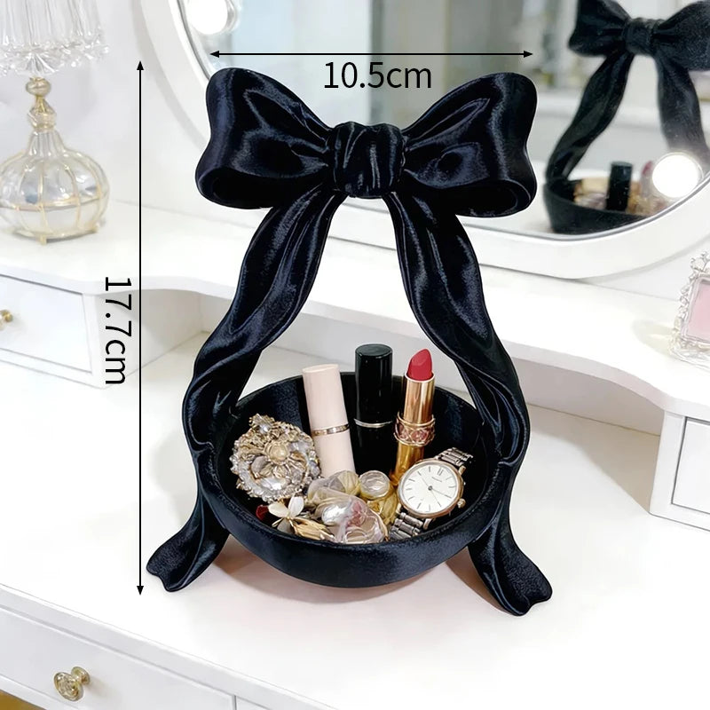 3D Printed Jewelry Tray Princess Dress Shape Makeup Brush Holder Jewelry Display Case Watches/Keys Storage Box Birthday Gifts