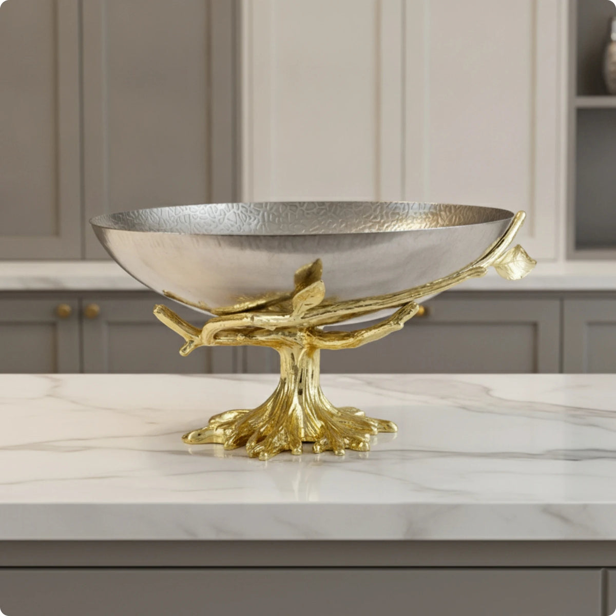 Sculptural Pedestal Fruit Bowl