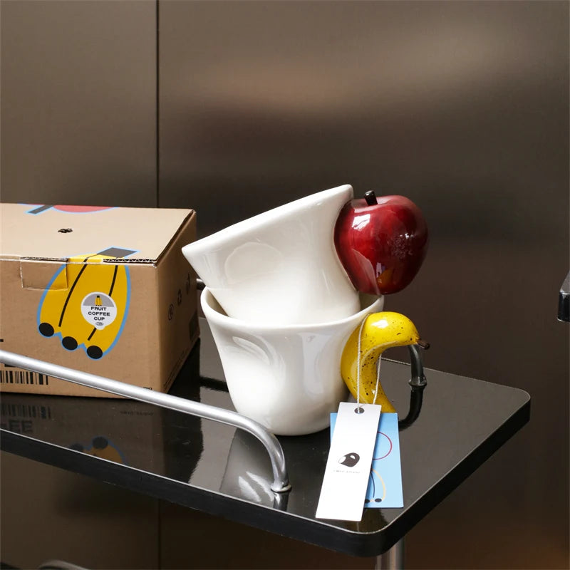 Apple & Banana Ceramic Mug