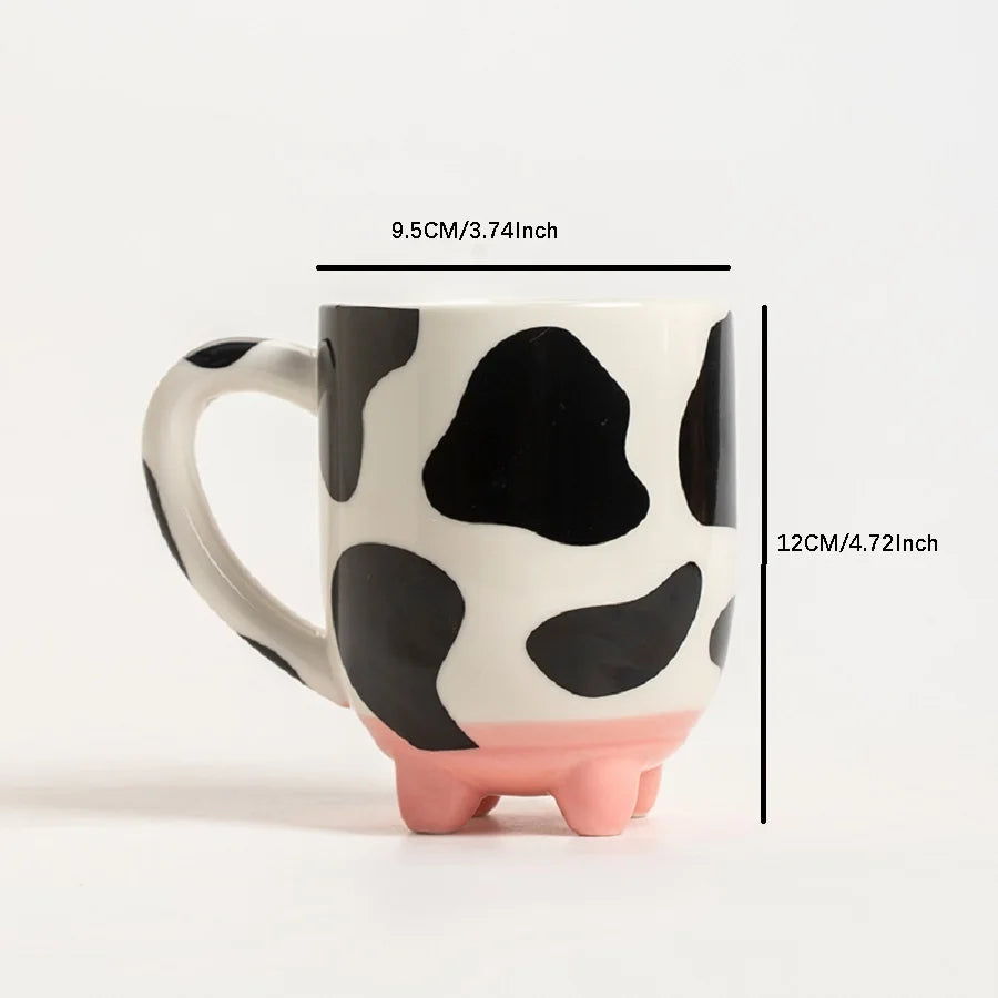 Cow Print Ceramic Coffee Mug