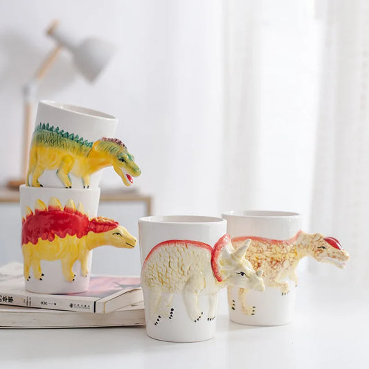 3D Dinosaur Ceramic Mug