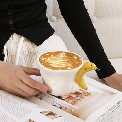 Apple & Banana Ceramic Mug