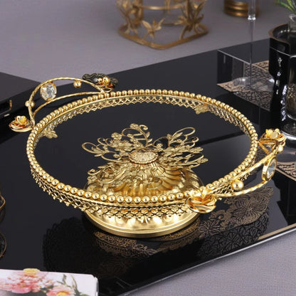 Elegant Glass Fruit Serving Plate
