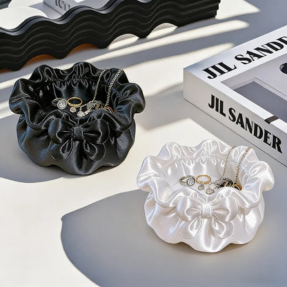 3D Printed Jewelry Tray Princess Dress Shape Makeup Brush Holder Jewelry Display Case Watches/Keys Storage Box Birthday Gifts