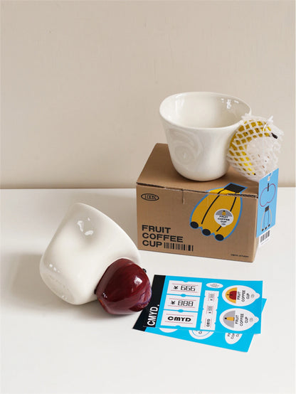 Apple & Banana Ceramic Mug