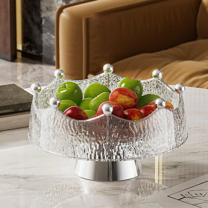 Golden Fruit Bowl & Decorative Serving Set