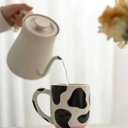 Cow Print Ceramic Coffee Mug