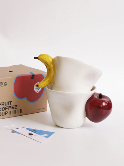Apple & Banana Ceramic Mug