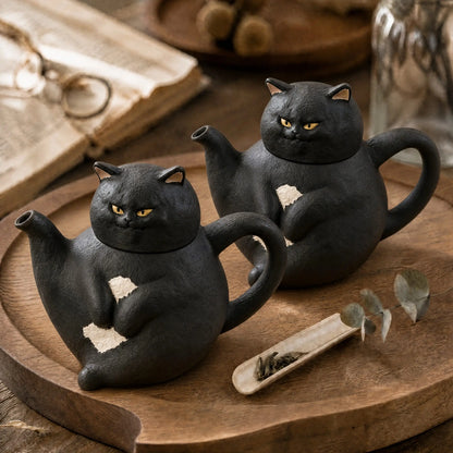 Cartoon Cat Ceramic Tea Set