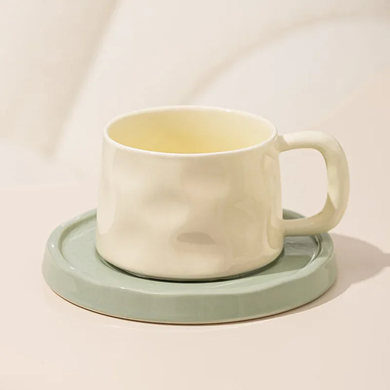 Colorful Ceramic Cup & Saucer