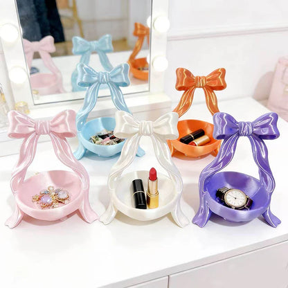 3D Printed Jewelry Tray Princess Dress Shape Makeup Brush Holder Jewelry Display Case Watches/Keys Storage Box Birthday Gifts