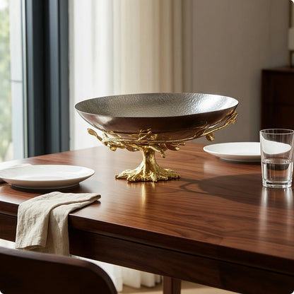 Sculptural Pedestal Fruit Bowl