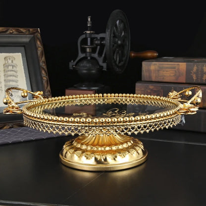 Elegant Glass Fruit Serving Plate
