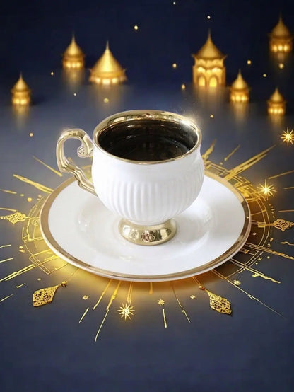 European Ceramic Espresso Cup Set – 90ml