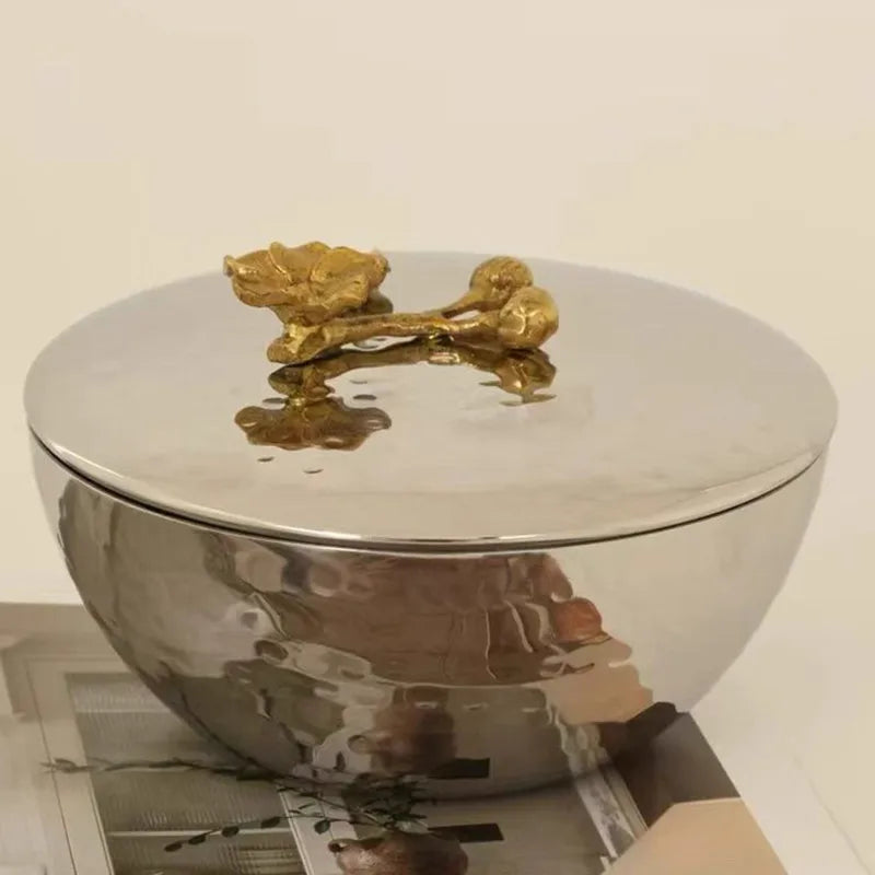 Minimalist Metal Snack & Serving Tray