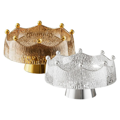 Golden Fruit Bowl & Decorative Serving Set