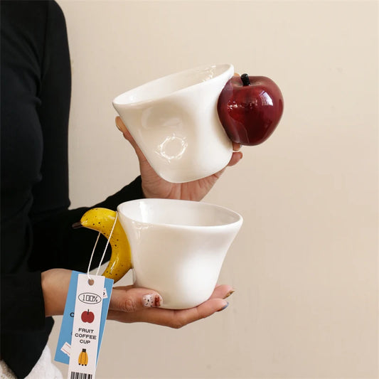 Apple & Banana Ceramic Mug