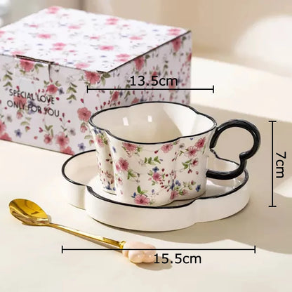 Plum Blossom Cup & Saucer