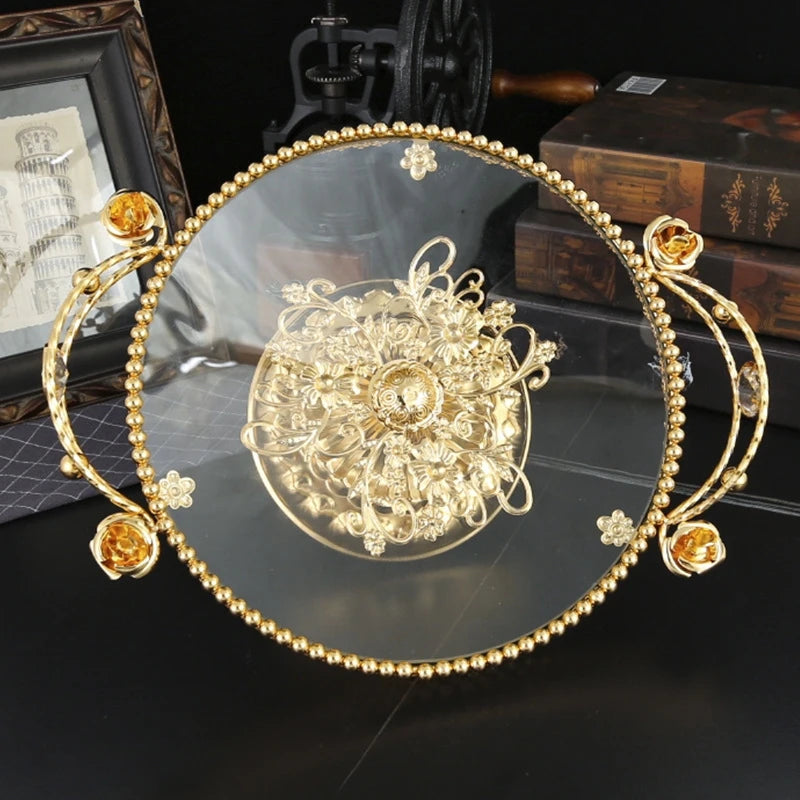 Elegant Glass Fruit Serving Plate