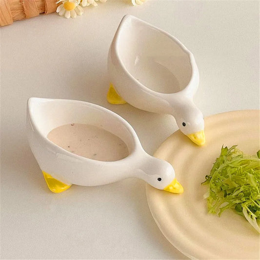 Ceramic Duck  Dish Set