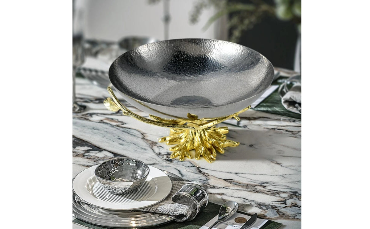 Sculptural Pedestal Fruit Bowl