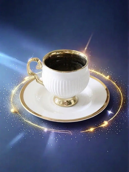 European Ceramic Espresso Cup Set – 90ml