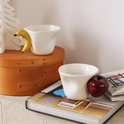 Apple & Banana Ceramic Mug