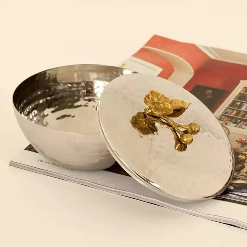 Minimalist Metal Snack & Serving Tray