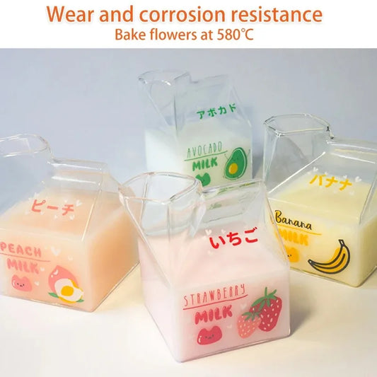 Kawaii Strawberry Glass Cup