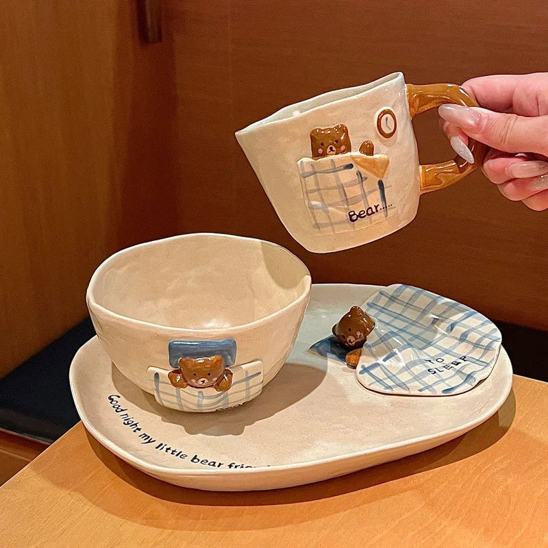 Bear Ceramic Tableware Set