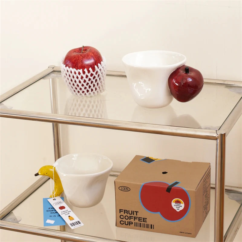 Apple & Banana Ceramic Mug