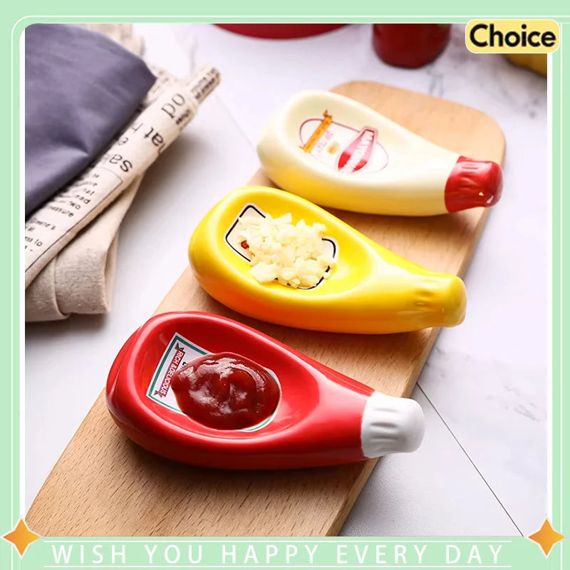 Cute Ceramic Dipping Sauce Dish