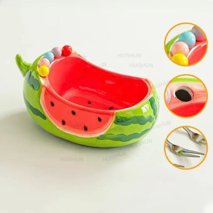 Watermelon Ceramic Fruit Plate