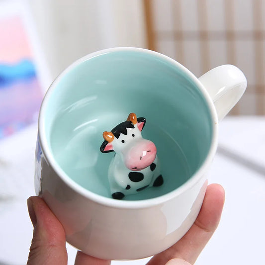 3D Panda Inside Ceramic Mug