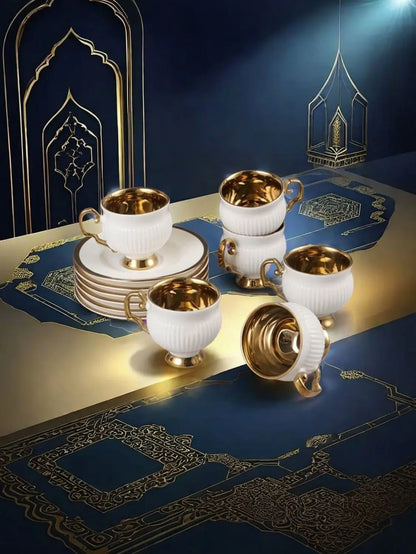 European Ceramic Espresso Cup Set – 90ml