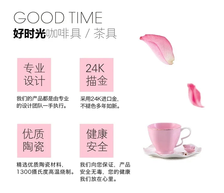 Exquisite Butterfly Bird Top Bone China 220ml Coffee Cup Saucer Free Spoon Ceramic European Porcelain Tea Mug Mugs Coffee Cups