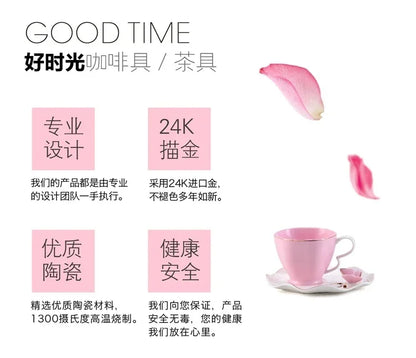 Exquisite Butterfly Bird Top Bone China 220ml Coffee Cup Saucer Free Spoon Ceramic European Porcelain Tea Mug Mugs Coffee Cups
