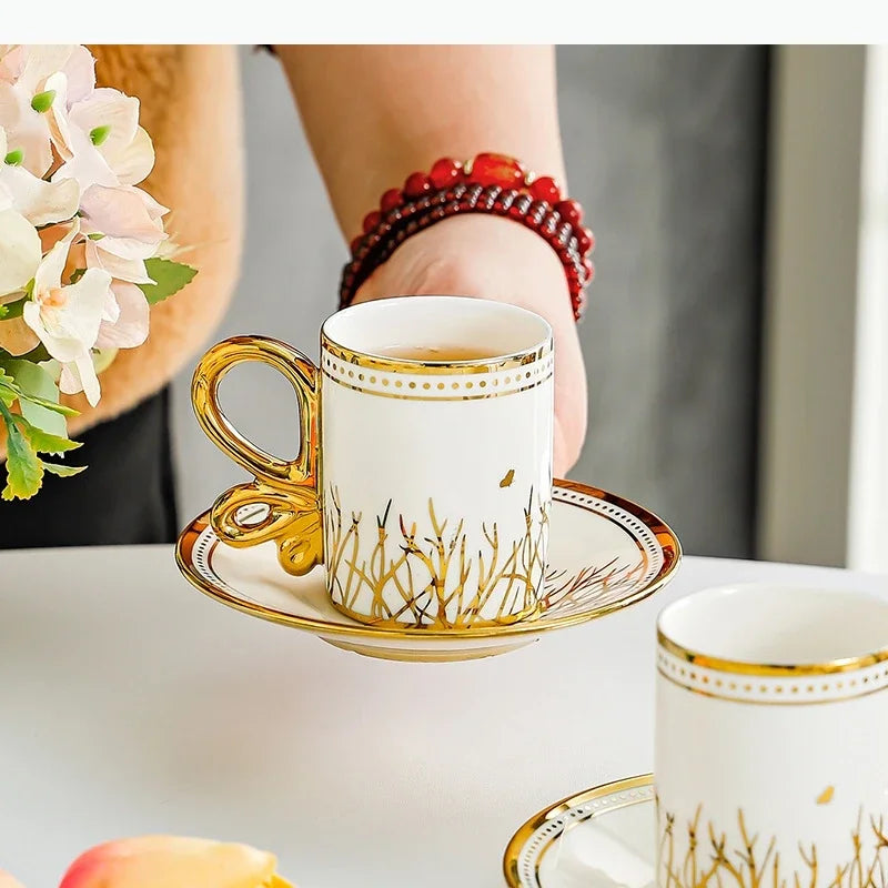Vintage Espresso Cup Set – 6 Pieces