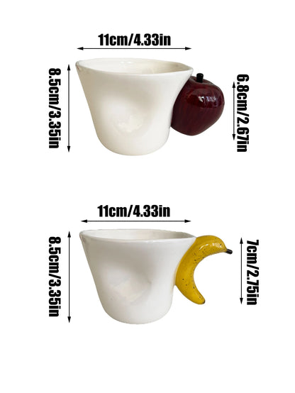 Apple & Banana Ceramic Mug