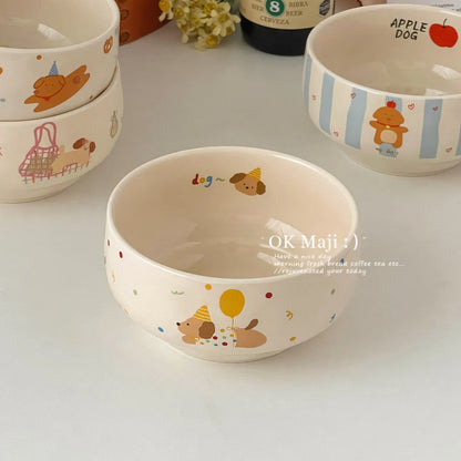 Cute Yogurt Bowl & Spoon