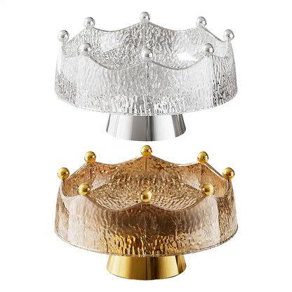 Golden Fruit Bowl & Decorative Serving Set