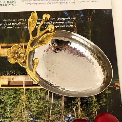 Minimalist Metal Snack & Serving Tray