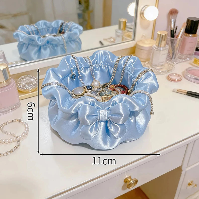 3D Printed Jewelry Tray Princess Dress Shape Makeup Brush Holder Jewelry Display Case Watches/Keys Storage Box Birthday Gifts