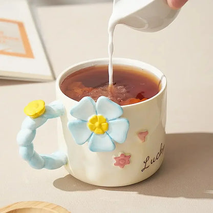 Floral Ceramic Coffee Mug
