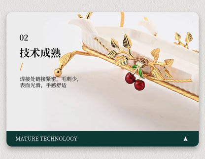 Decorative Metal Fruit & Dessert Serving Stand