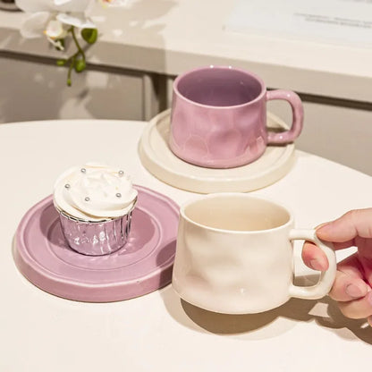 Colorful Ceramic Cup & Saucer