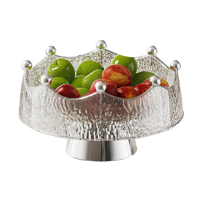 Golden Fruit Bowl & Decorative Serving Set